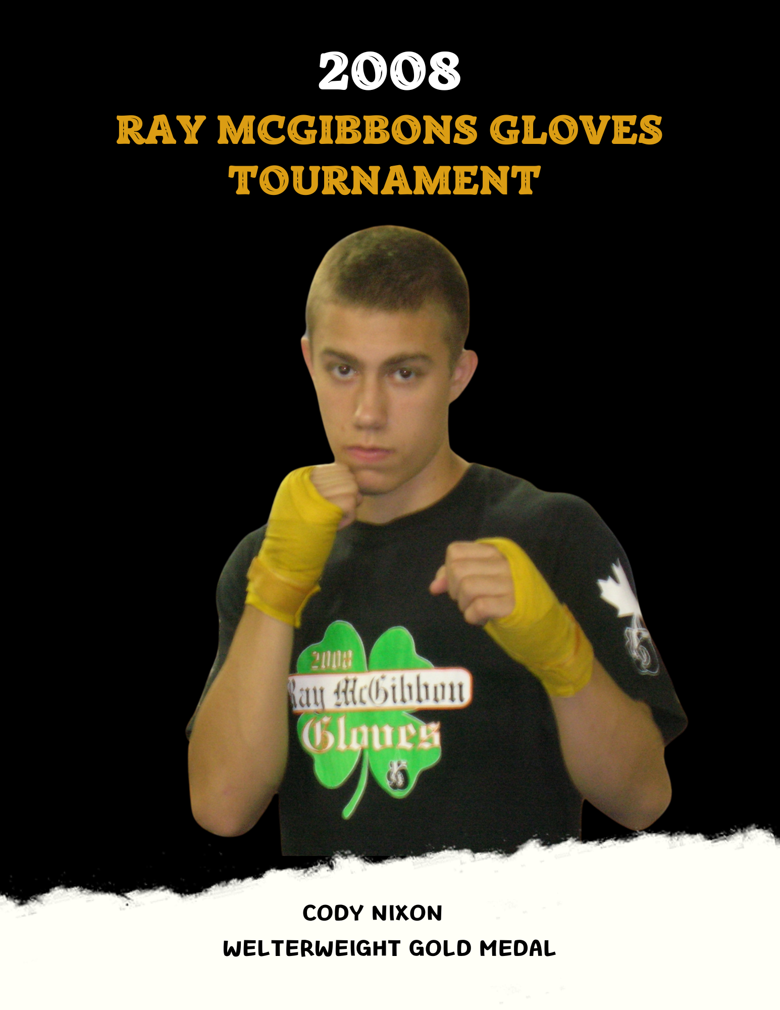 Cody Nixon Ray McGibbons Gloves Tournament Champion amateur boxer