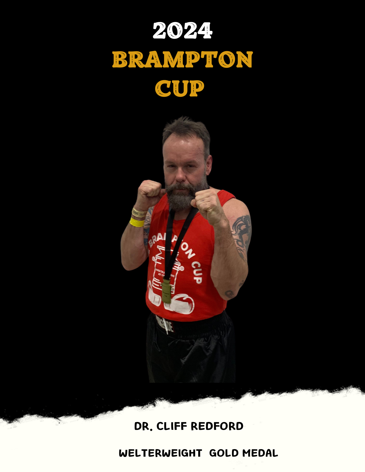 Cliff Redford Brampton Cup Champion Toronto Boxing Academy