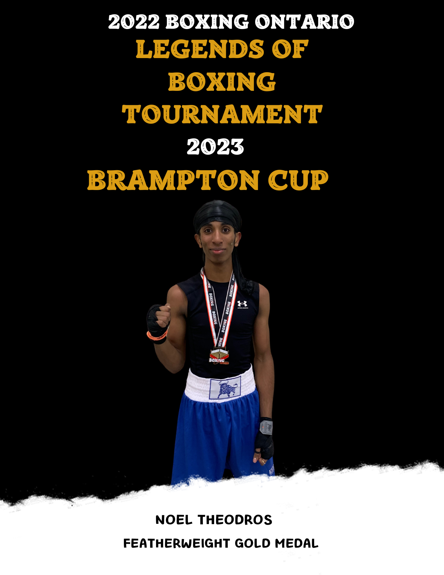 Noel Theodros Brampton Cup Champion Toronto Boxing Academy